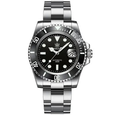 Ceramic Bezel 41mm Steeldive 30ATM Water Resistant NH35 Automatic Mens Dive Watch Reloj Ceramic Bezel 41mm Steeldive 30ATM Water Resistant NH35 Automatic Mens Dive Watch Reloj
