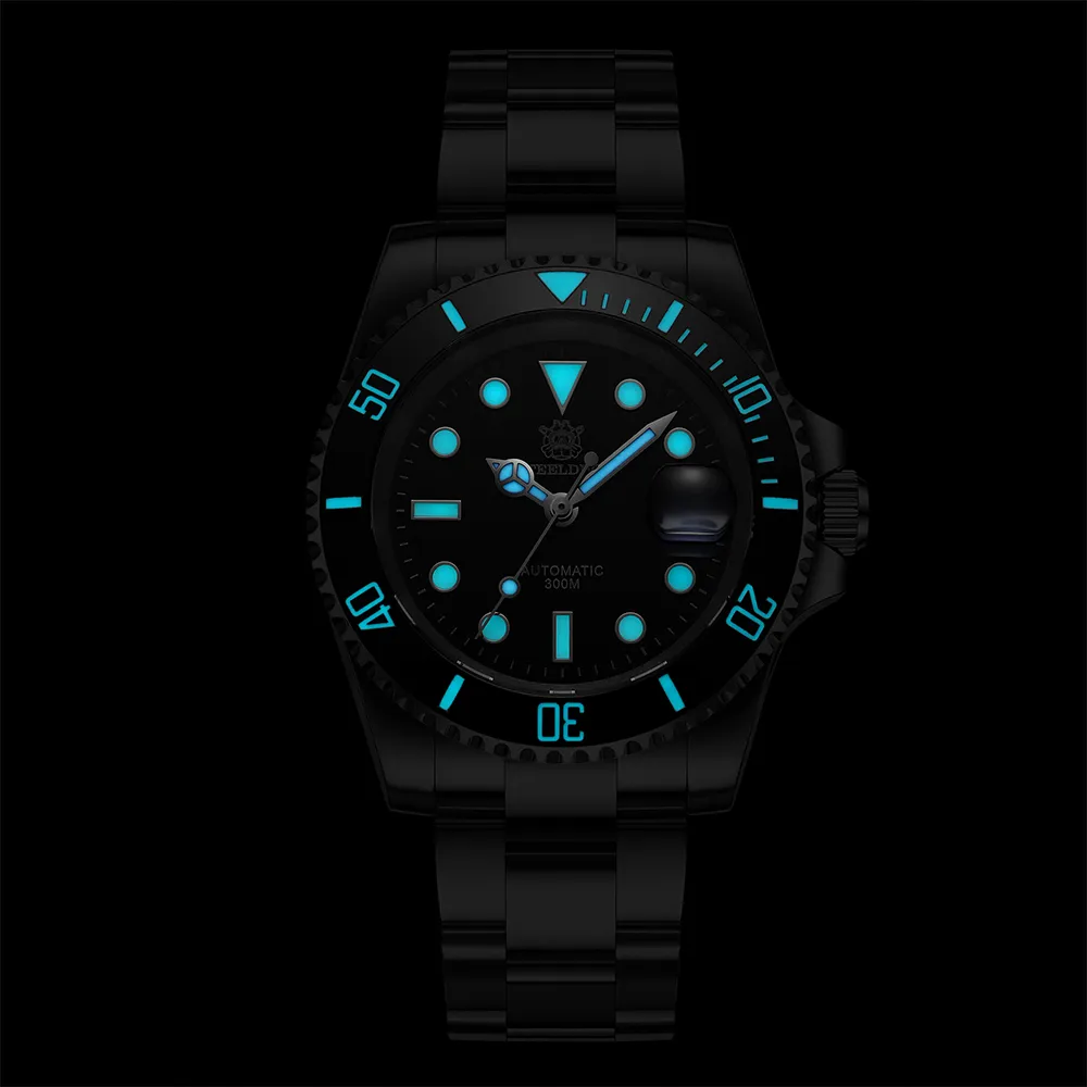 Ceramic Bezel 41mm Steeldive 30ATM Water Resistant NH35 Automatic Mens Dive Watch Reloj Ceramic Bezel 41mm Steeldive 30ATM Water Resistant NH35 Automatic Mens Dive Watch Reloj