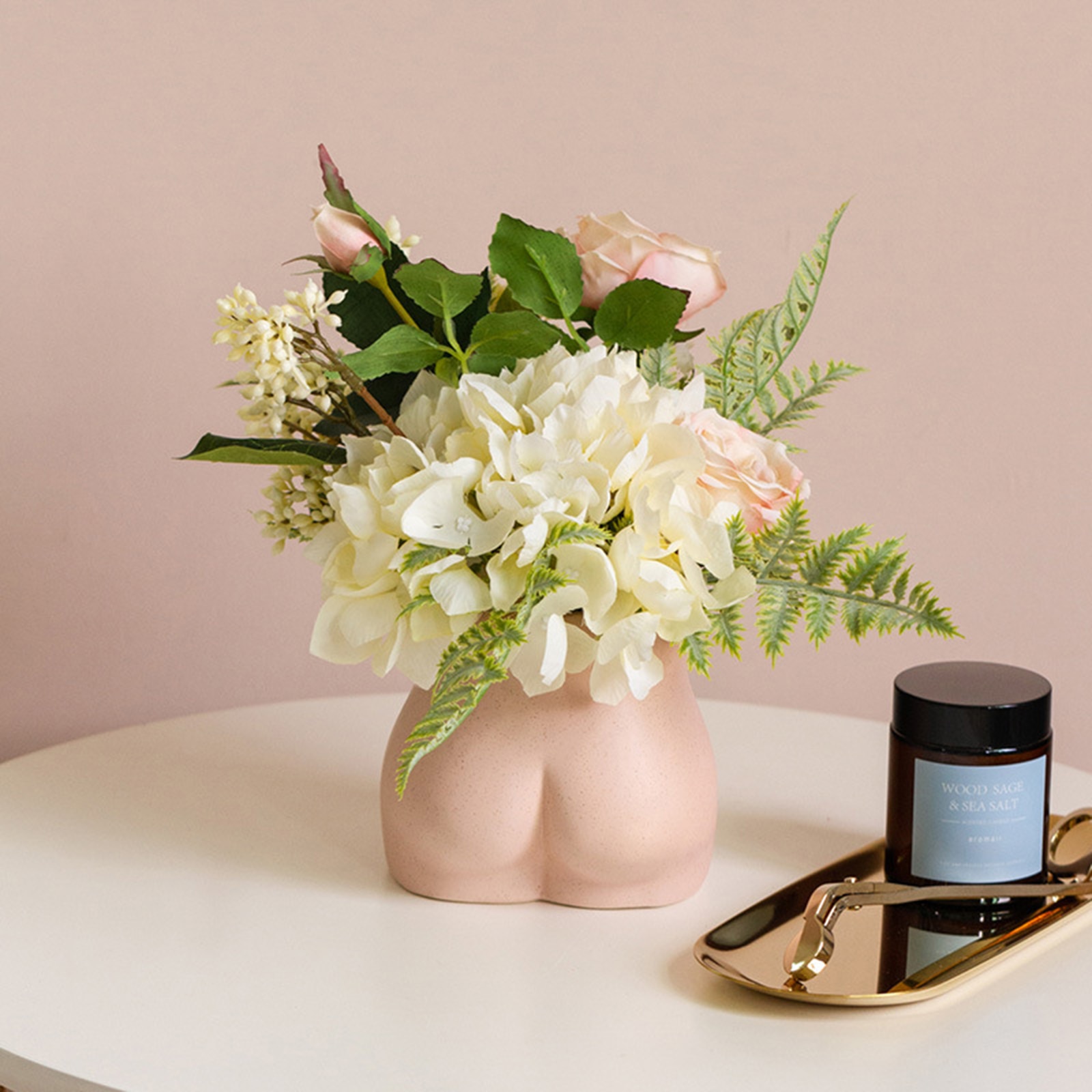 Ceramic Booty Vase with Handles
