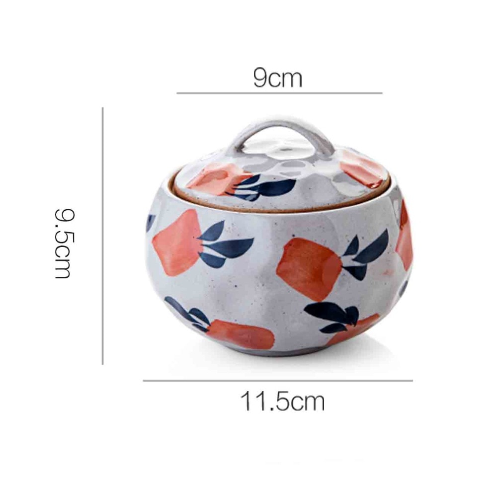 Ceramic Bowl with Lid Elegant Serving Bowl