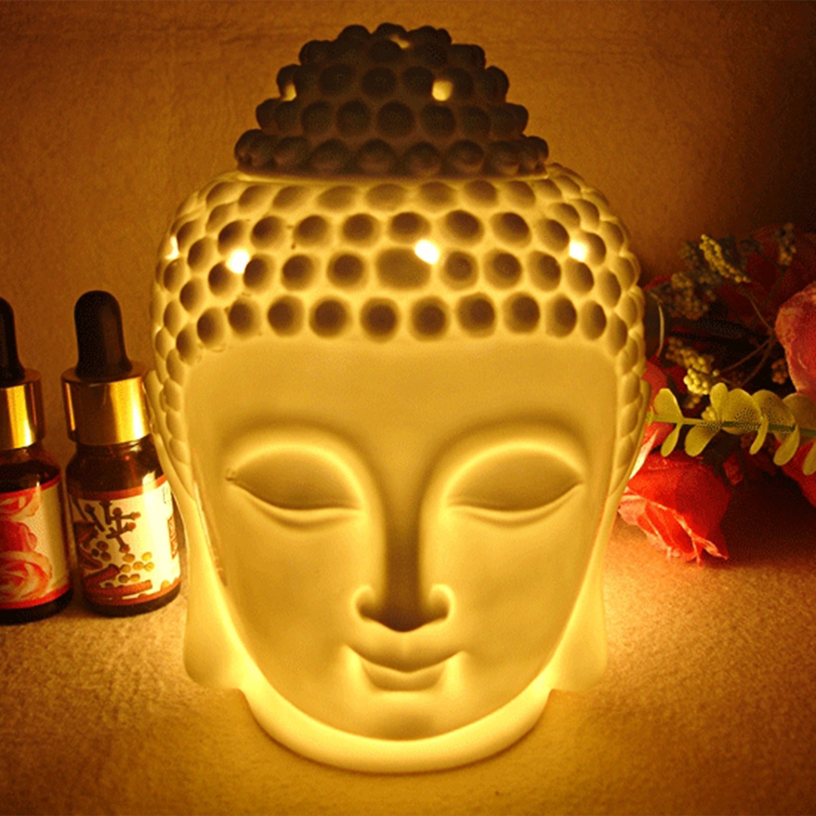Ceramic Buddha Oil Burner Diffuser Ceramic Buddha Oil Burner Diffuser