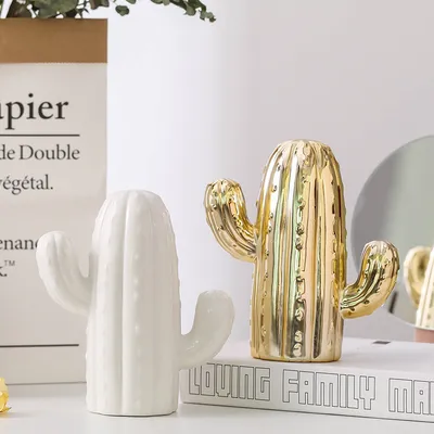 Ceramic Cactus Piggy Bank