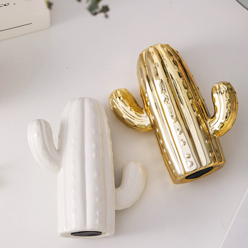 Ceramic Cactus Piggy Bank