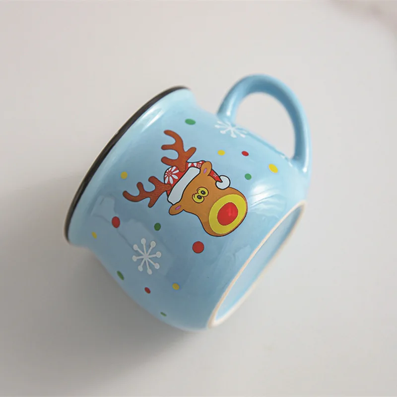 Ceramic Christmas Mug Cartoon Coffee Cup