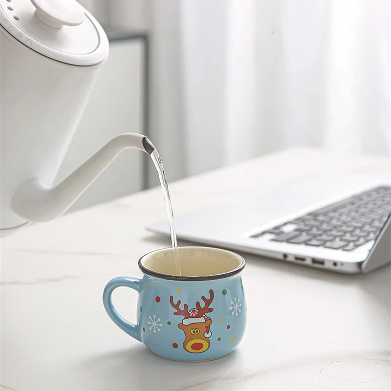 Ceramic Christmas Mug Cartoon Coffee Cup