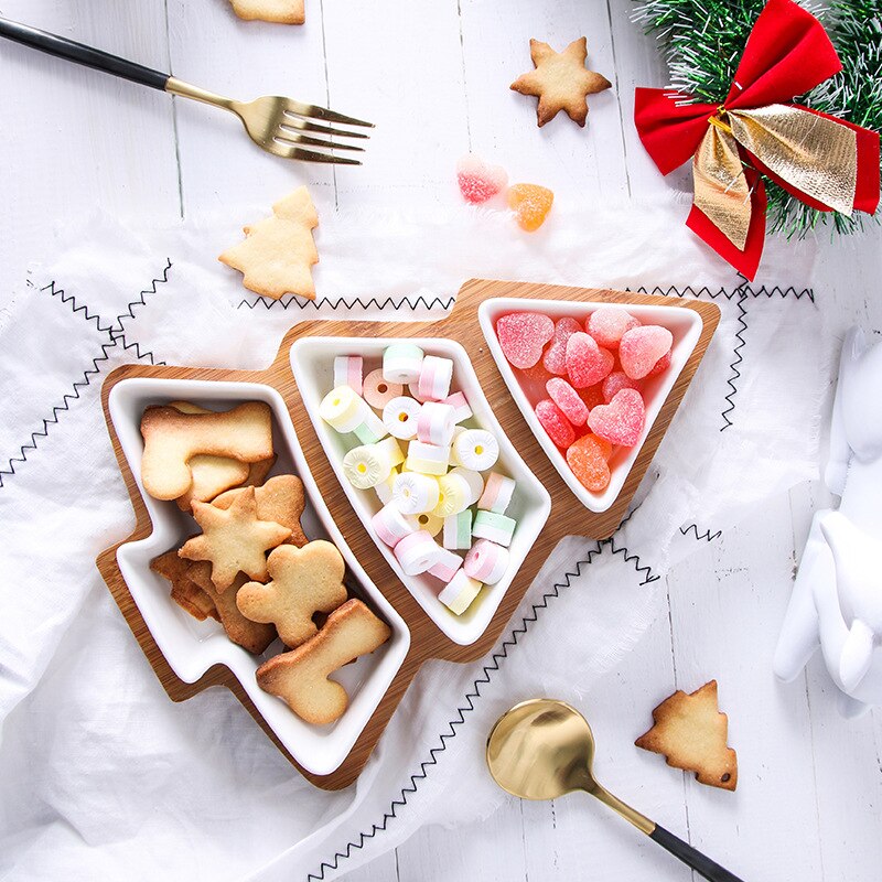 Ceramic Christmas Tree Plate Ceramic Christmas Tree Plate