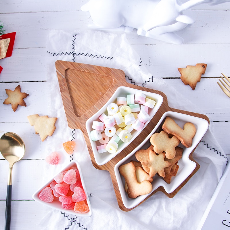 Ceramic Christmas Tree Plate