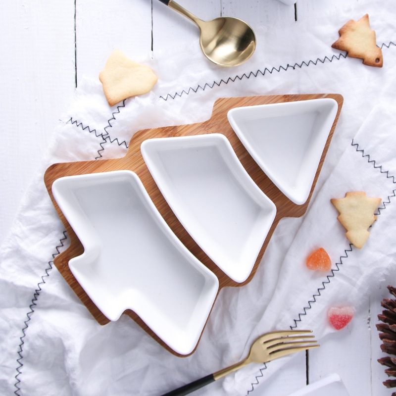 Ceramic Christmas Tree Plate