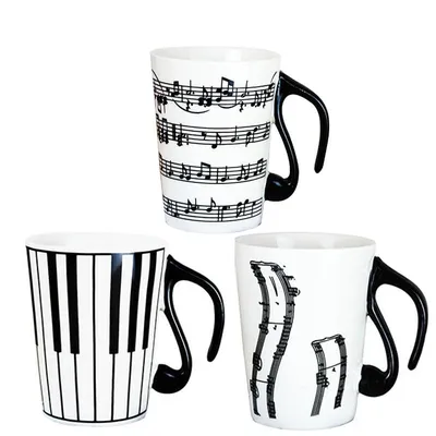 Ceramic Coffee Mugs Piano Musical Note Ceramic Coffee Mugs Piano Musical Note