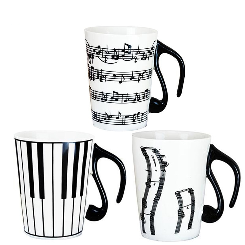 Ceramic Coffee Mugs Piano Musical Note Ceramic Coffee Mugs Piano Musical Note