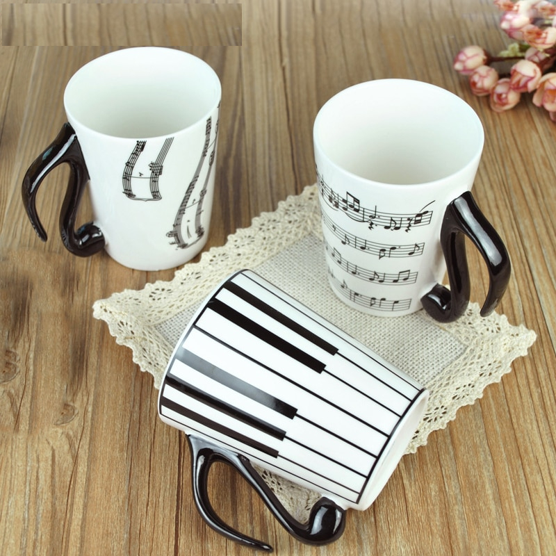 Ceramic Coffee Mugs Piano Musical Note Ceramic Coffee Mugs Piano Musical Note