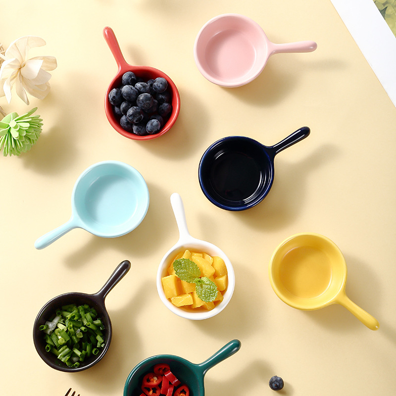 Ceramic Condiment Dish with Handle