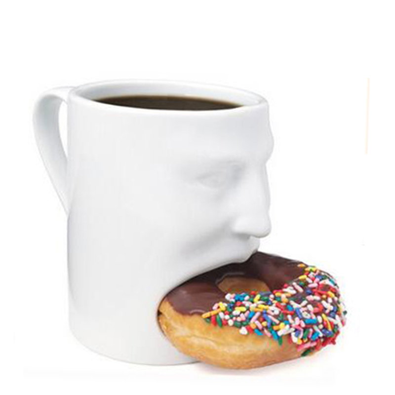 Ceramic Cookie Mug with Biscuit Pocket Ceramic Cookie Mug with Biscuit Pocket