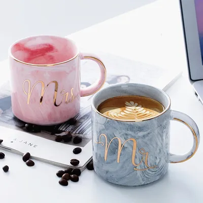 Ceramic Couple Cups Set