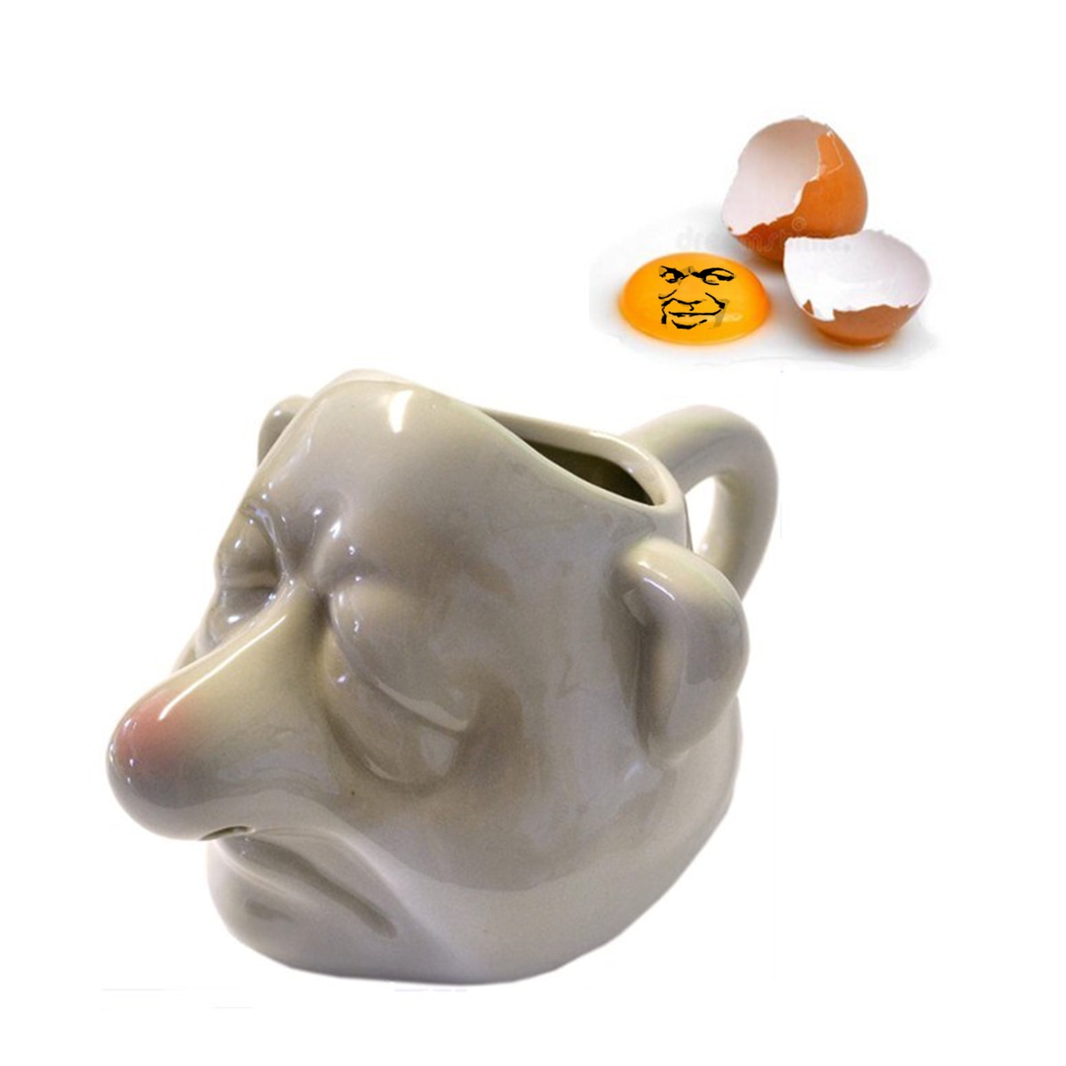 Ceramic Egg Separator Nose Kitchen Tool