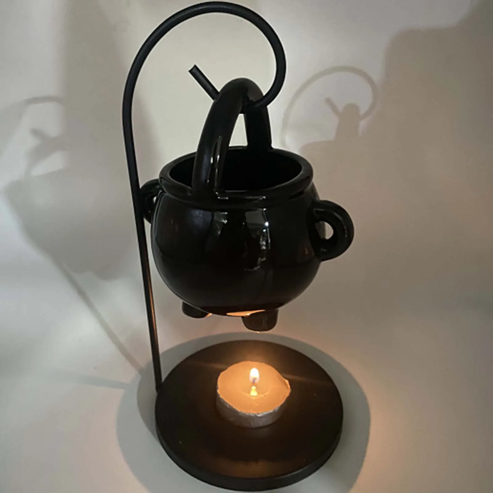 Ceramic Essential Oil Burner Melt Gift Furnace Warmer Tealight Candles Holder Diffuser for Living Room Housewarming