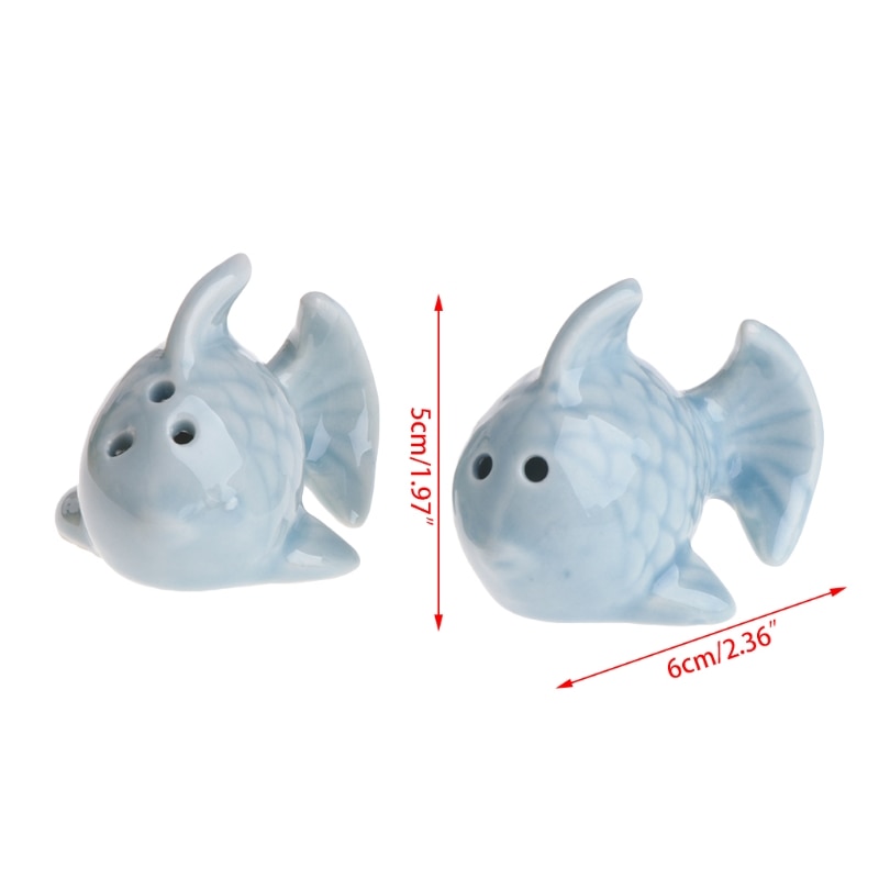 Ceramic Fish Salt And Pepper Shakers (2 pcs) Ceramic Fish Salt And Pepper Shakers (2 pcs)