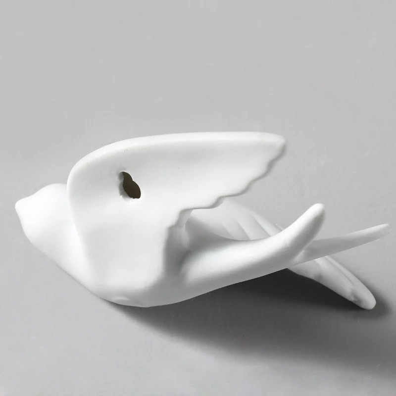 Ceramic Flying Birds Wall Decor