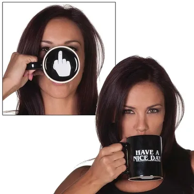 Ceramic Funny Have A Nice Day Mug