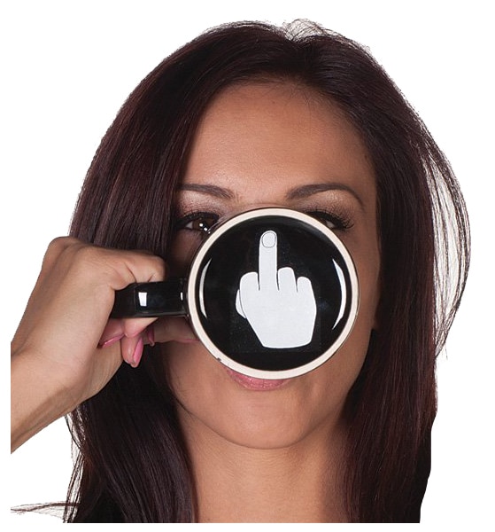Ceramic Funny Have A Nice Day Mug