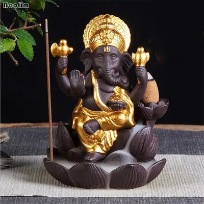 Ceramic Ganesha Backflow Incense Burner Ceramic Ganesha Backflow Incense Burner
