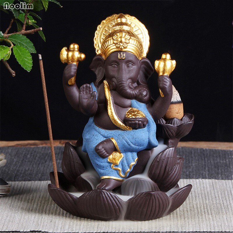 Ceramic Ganesha Backflow Incense Burner Ceramic Ganesha Backflow Incense Burner