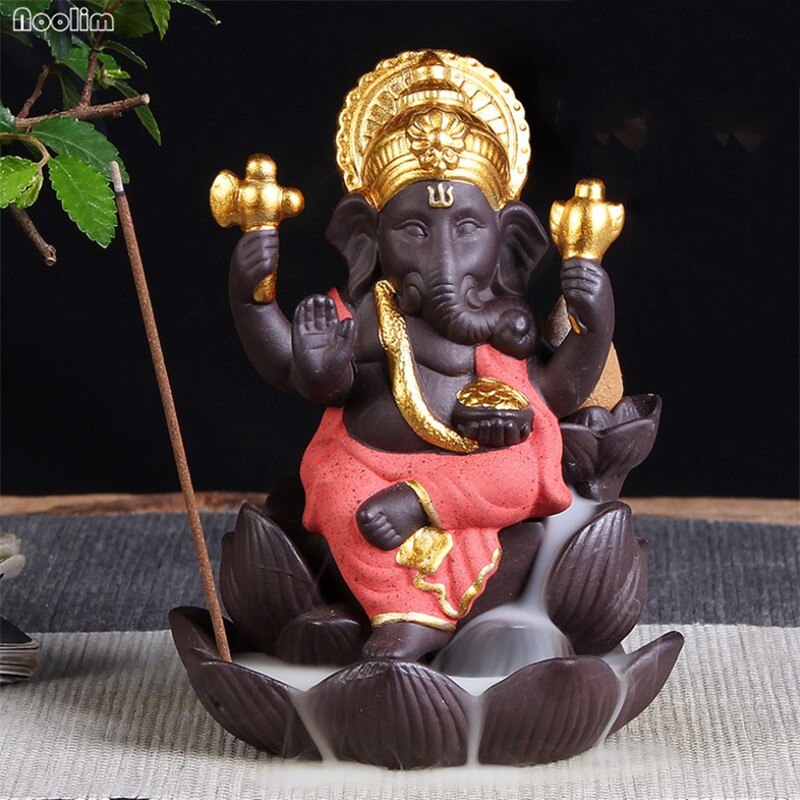 Ceramic Ganesha Backflow Incense Burner Ceramic Ganesha Backflow Incense Burner