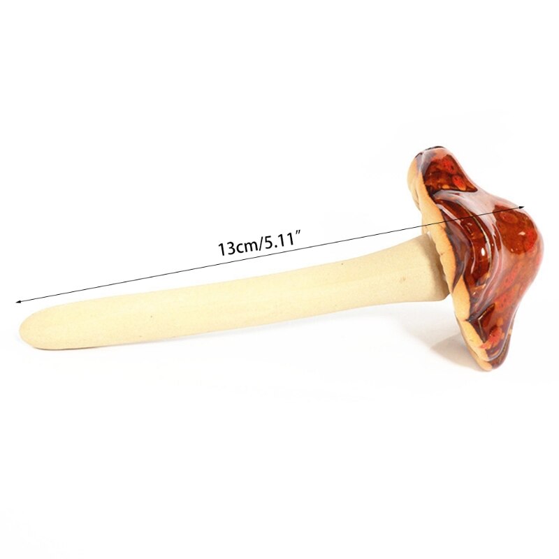 Ceramic Garden Mushroom Stakes (4pcs)