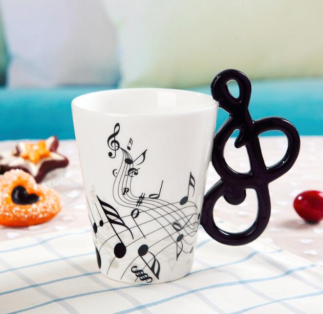 Ceramic Guitar Coffee Mug
