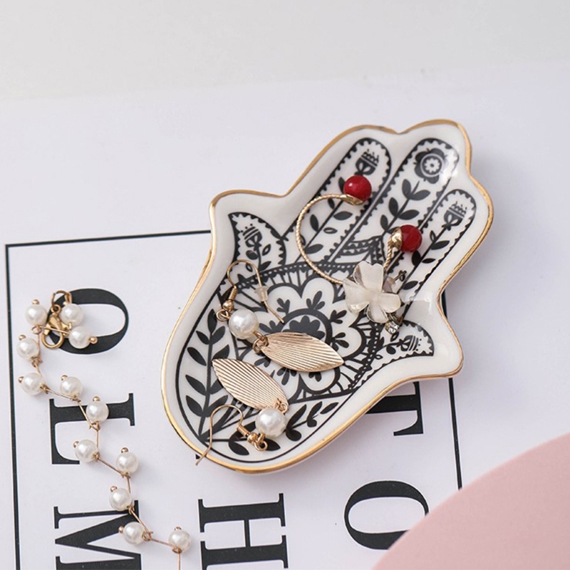 Ceramic Hand Trinket Dish Decor Ceramic Hand Trinket Dish Decor