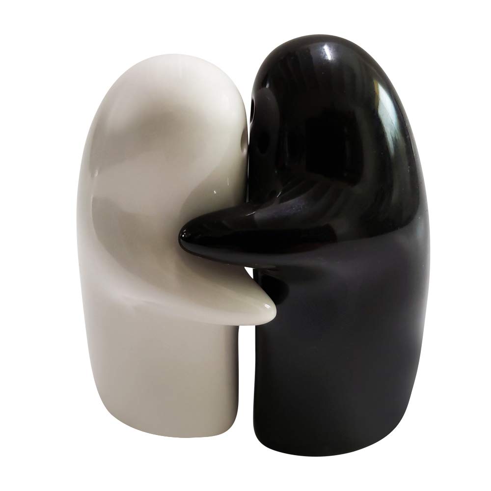 Ceramic Hugging Salt and Pepper Shakers