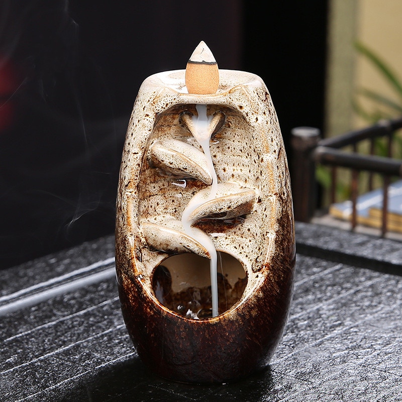 Ceramic Incense Waterfall Diffuser