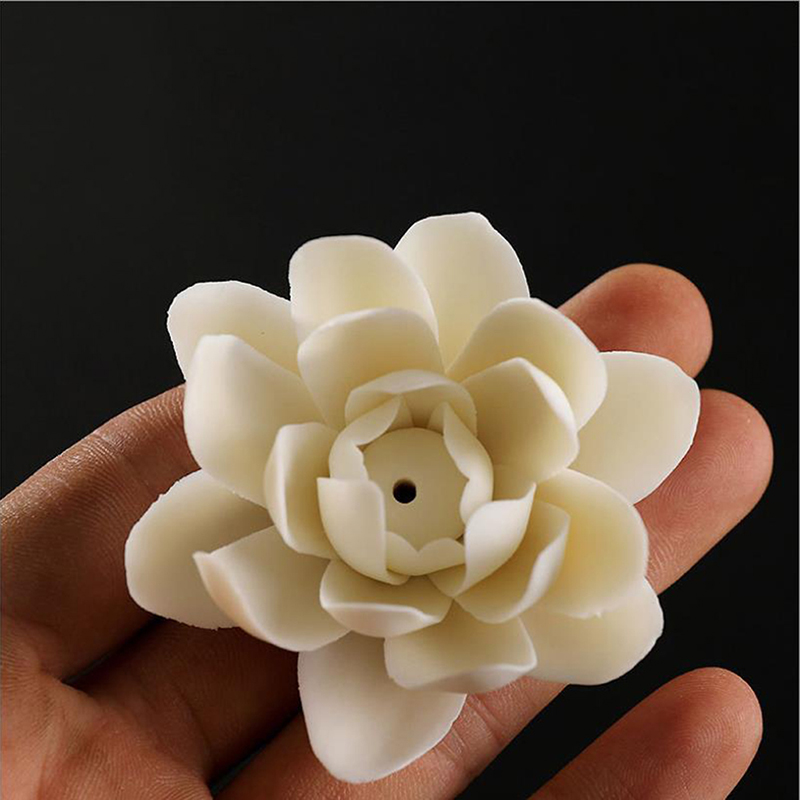 Ceramic Lotus Flower Incense Burner Ceramic Lotus Flower Incense Burner