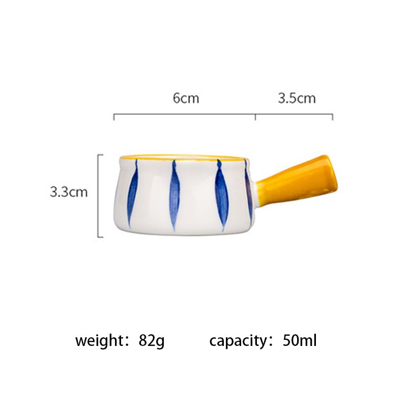 Ceramic Milk Warming Pot with Handle Ceramic Milk Warming Pot with Handle