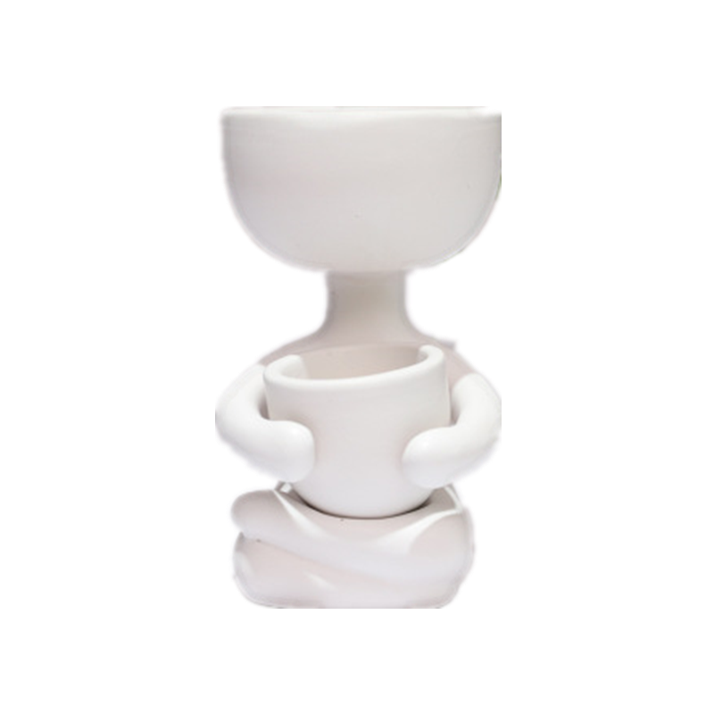 Ceramic Mini Humanoid Pot