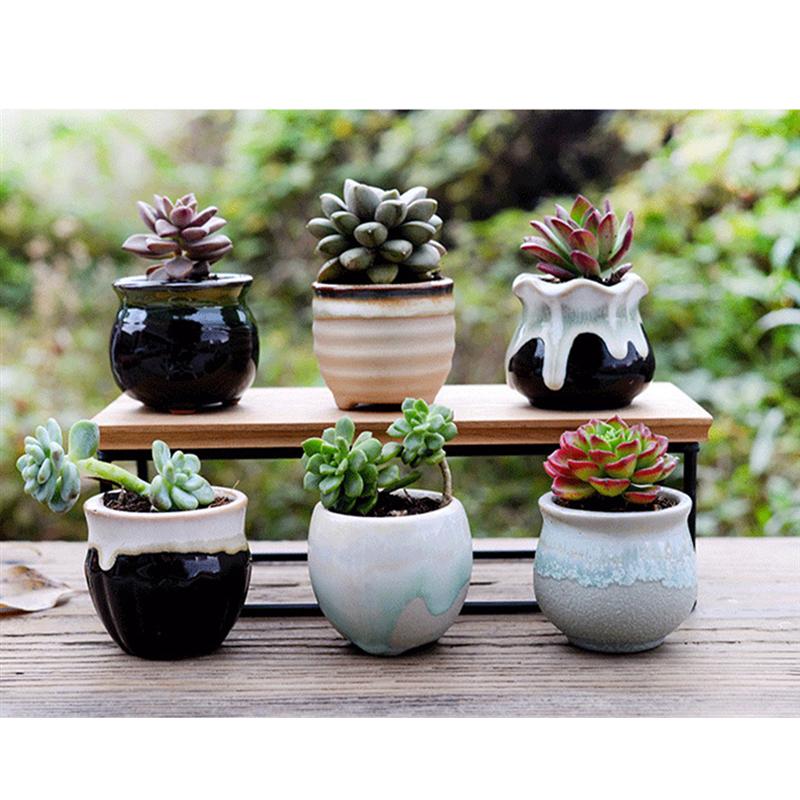 Ceramic Mini Plant Pots (6 Pcs) Ceramic Mini Plant Pots (6 Pcs)
