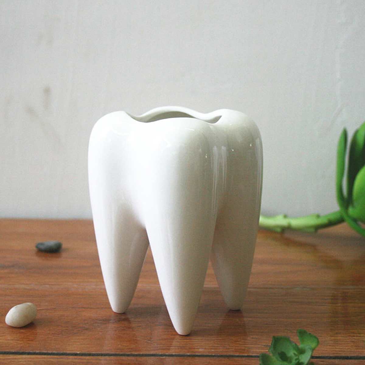Ceramic Mini Plant Tooth Planter Ceramic Mini Plant Tooth Planter