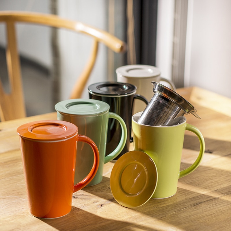 Ceramic Mug with Infuser and Lid Ceramic Mug with Infuser and Lid