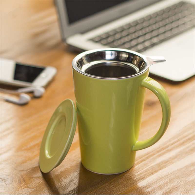 Ceramic Mug with Infuser and Lid Ceramic Mug with Infuser and Lid