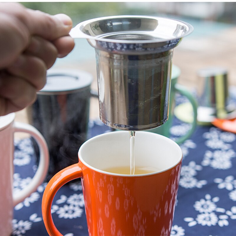 Ceramic Mug with Infuser and Lid Ceramic Mug with Infuser and Lid