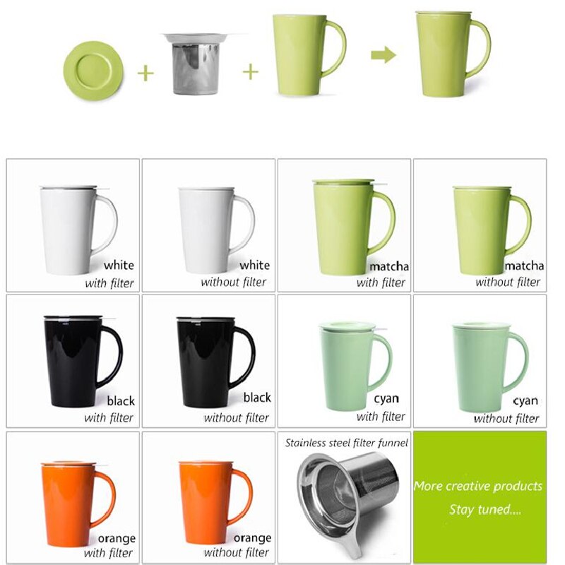 Ceramic Mug with Infuser and Lid Ceramic Mug with Infuser and Lid