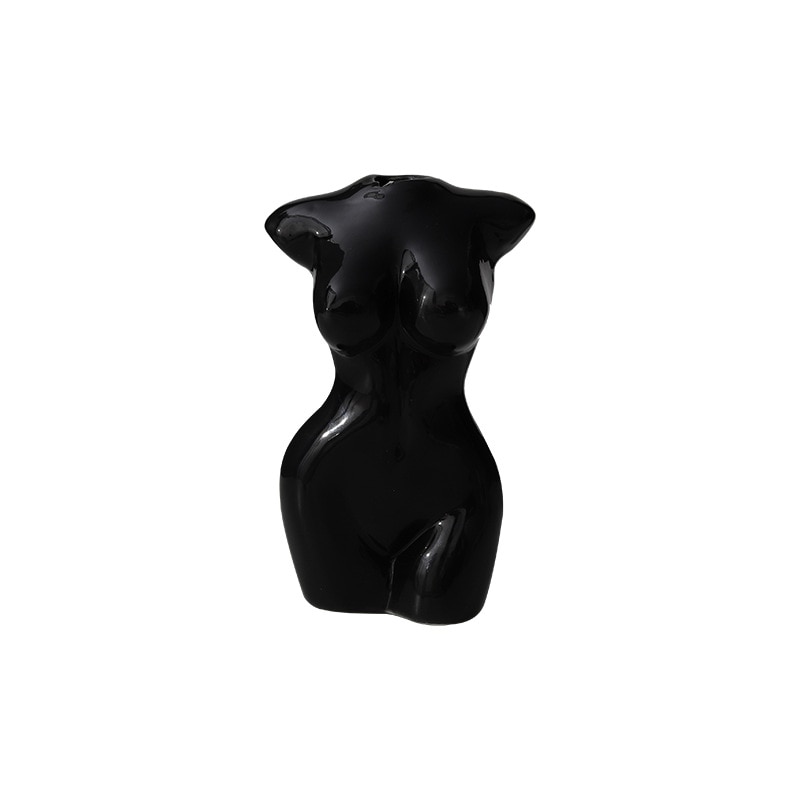 Ceramic Nude Art Female Torso Vase