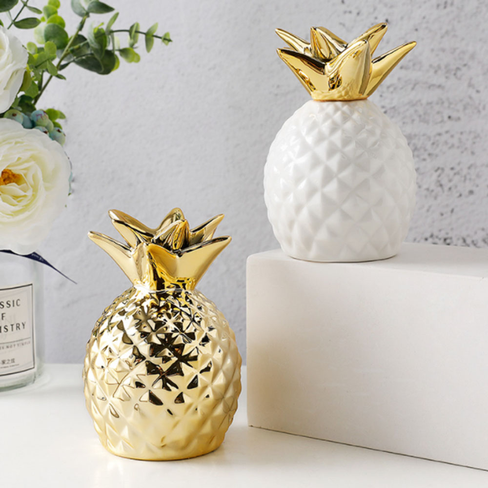 Ceramic Pineapple Piggy Bank