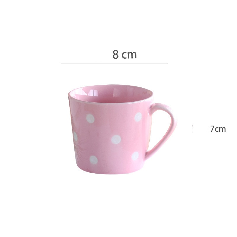 Ceramic Polka Dot Coffee Mug