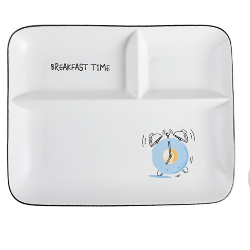 Ceramic Sectioned Plate for Adults