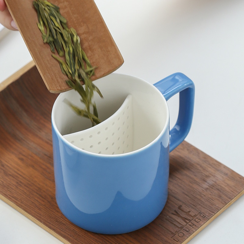 Ceramic Tea Steeper Mug