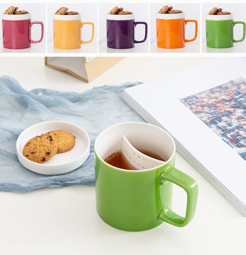 Ceramic Tea Steeper Mug