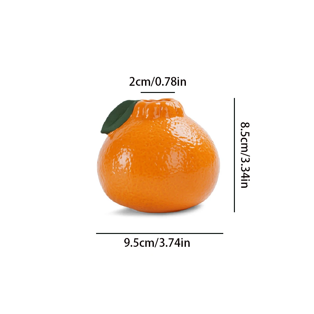 Ceramic Vase, Orange Vase for Home Decor,Decorative Vase Fruit Shape Vase Tabletop Decorative Vase Table Centerpieces Ceramic Vase, Orange Vase for Home Decor,Decorative Vase Fruit Shape Vase Tabletop Decorative Vase Table Centerpieces