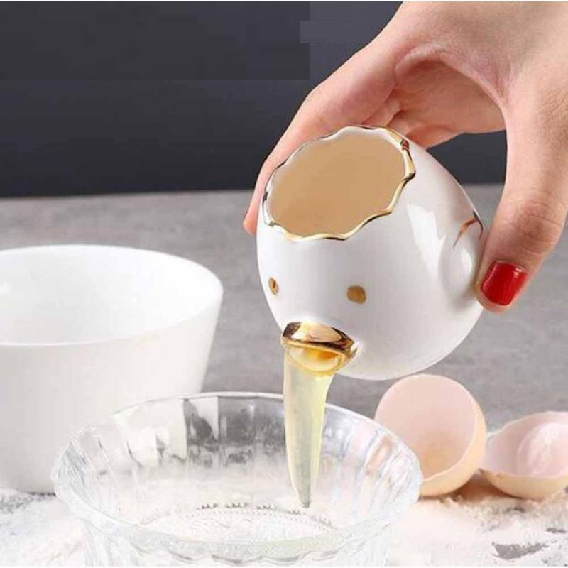 Ceramic Vomiting Chicken Egg Separator