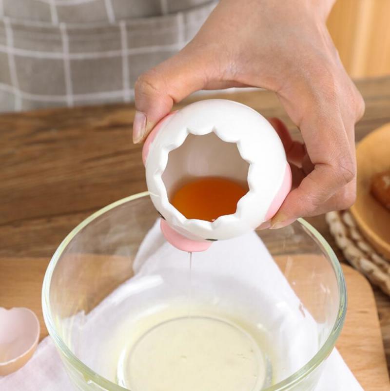 Ceramic Vomiting Chicken Egg Separator